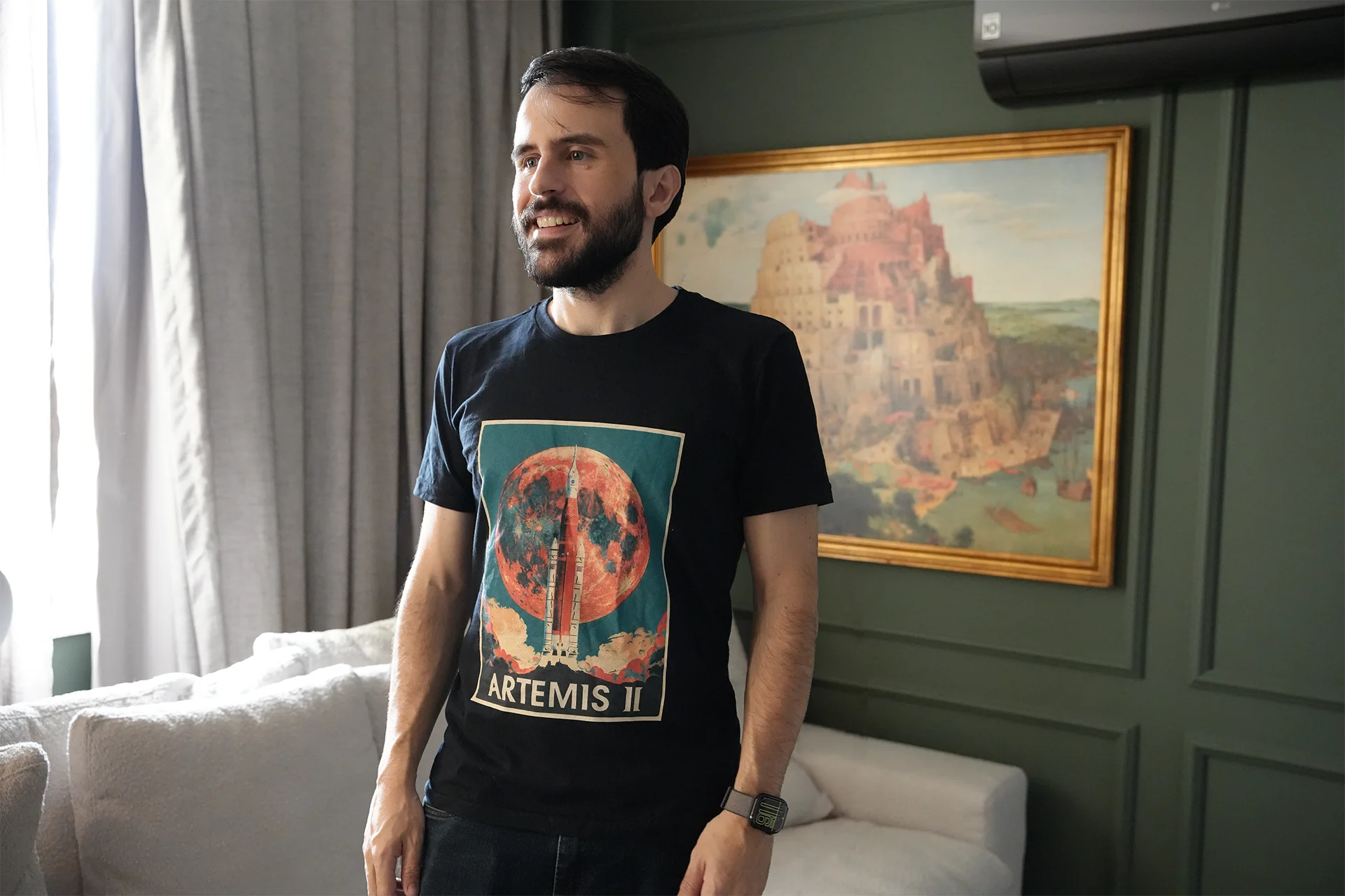 CAMISETA DECOLAGEM DA ARTEMIS II