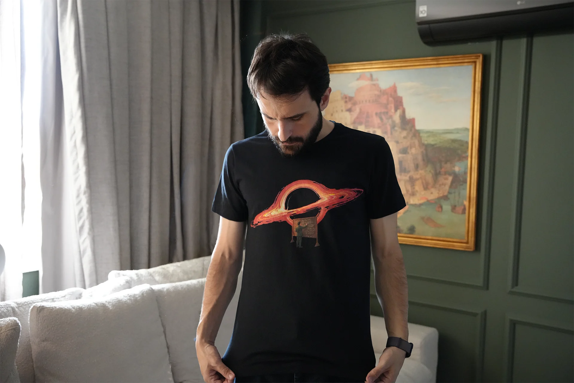 CAMISETA RELATIVIDADE GERAL DE EINSTEIN